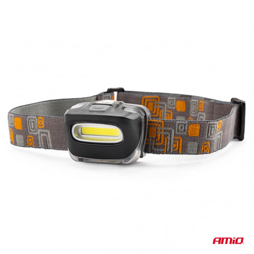 Headlamp LED COB 3xAAA 150Flux IPX3 Amio
