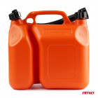 Bränsledunk dubbelkammare 6L + 2,5L Amio