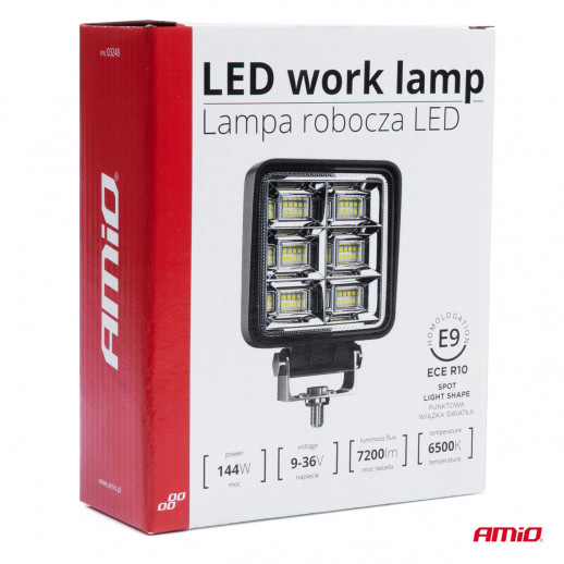 Työvalo 48LED SPOT 9-36V AWL37 Amio