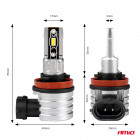 Led ajovalojen polttimot H8/H9/H11 H-mini AMiO