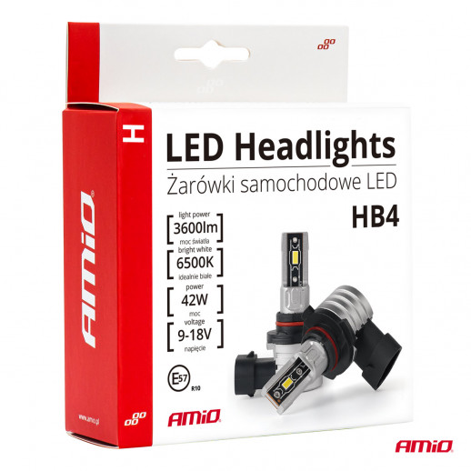 Led ajovalojen polttimot HB4 H-mini AMiO
