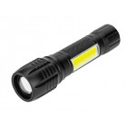 LED tactical flashlight XL USB + case