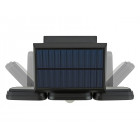 Solar powered street light with 3 reflectors + sensor