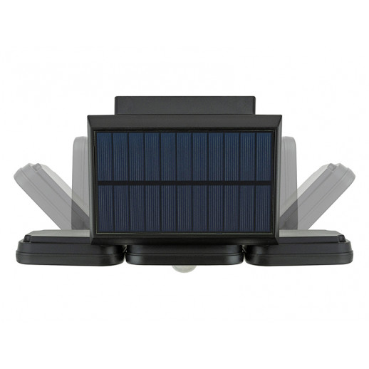 Solar street light with 3 reflectors + sensor