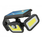 Solar street light with 3 reflectors + sensor