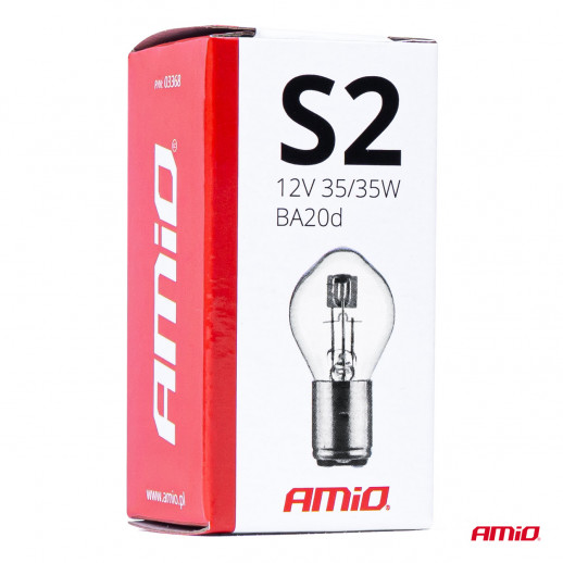 S2 12V 35/35W BA20d 1kpl Amio