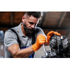 Nitrile gloves GoGrip orange size XL, 50 pcs.