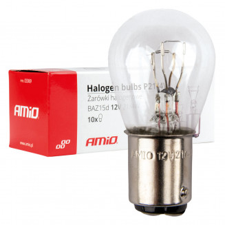 P21/4W 12V BAZ15d 1stk Amio, 03369