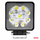 Työvalo neliö AWL07 9 LED FLOOD 9-36V Amio
