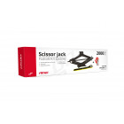 Gato trapezoidal con llave de vaso 2T + guantes Amio