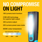 Työvalaisin MAGflex Twist LED paristorenkaalla