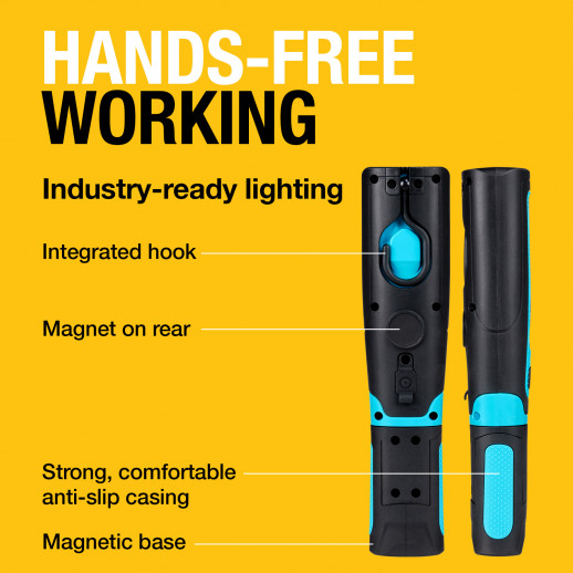 Työvalaisin MAGflex Twist LED paristorenkaalla