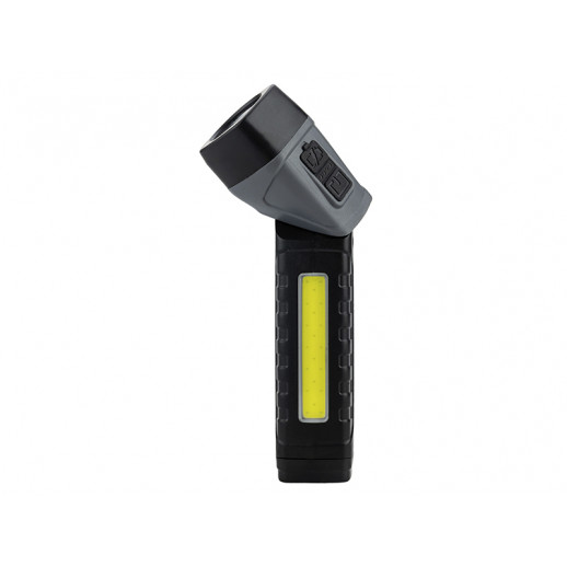 Taskulamppu LED, jossa pyörivä pää 90° USB-C ladattava