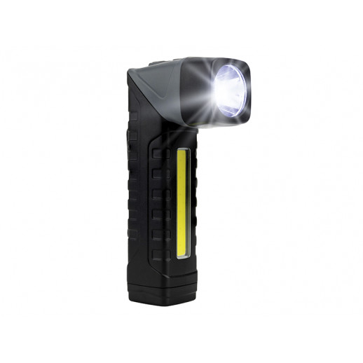 Taskulamppu LED, jossa pyörivä pää 90° USB-C ladattava