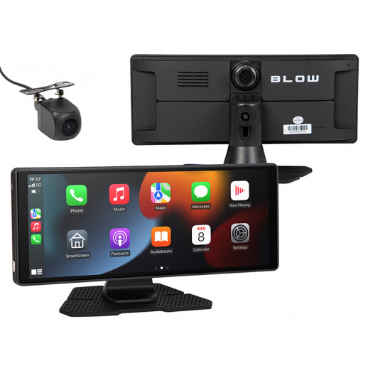 Multimeediajaam Wireless CarPlay5.0 videosalvesti ja tagurduskaameraga Blow