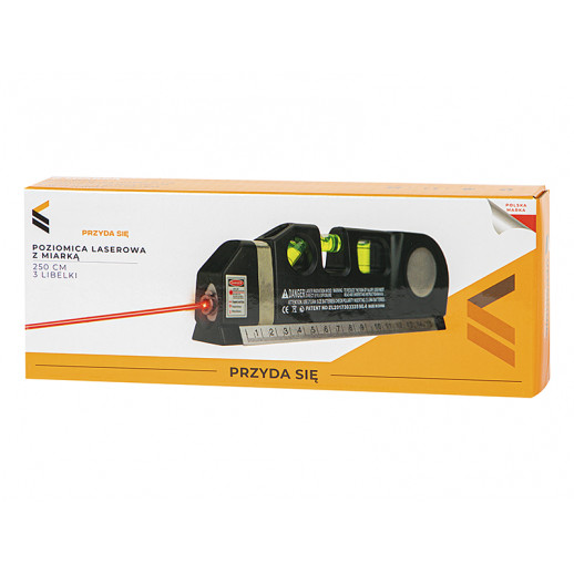 Laser ruler, level, measuring tape