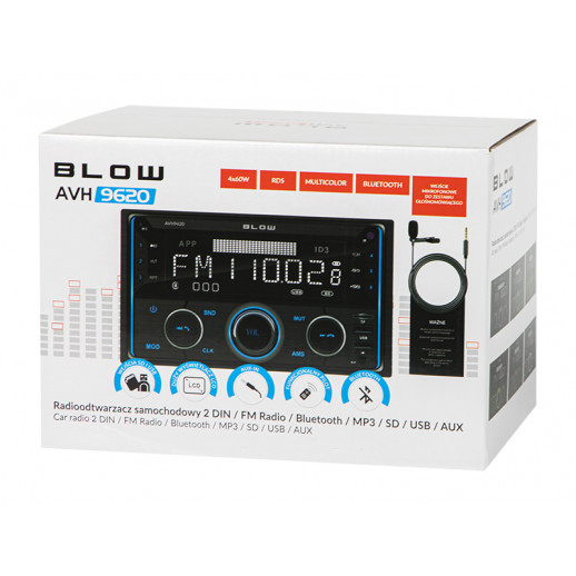 Autoradio BLOW AVH-9620 2-DIN 4x60W