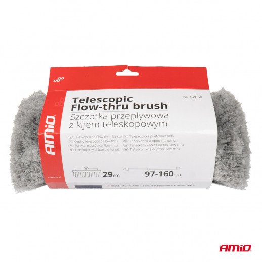 Pesuhari Quatro teleskoop, veekraaniga 97-160cm Amio