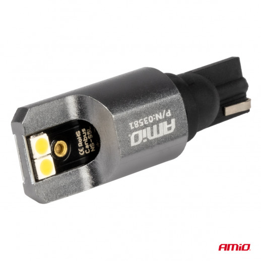 LED CANBUS PRO series T15 W16W 4x3030 SMD White 12/24V AMIO
