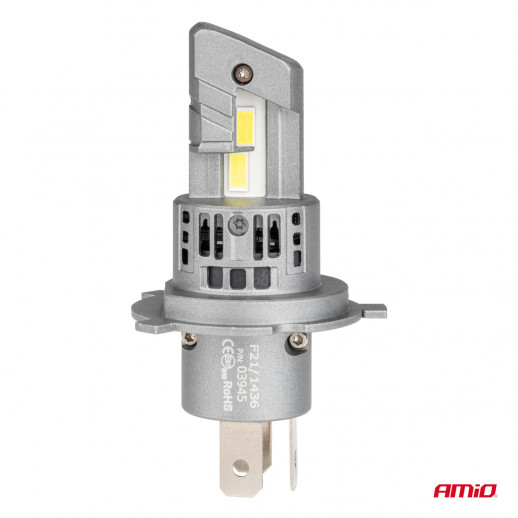 LED-ajovalot H4 X5 sarja WINGER vent 44W Amio
