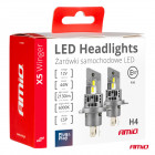 LED-ajovalot H4 X5 sarja WINGER vent 44W Amio