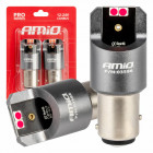 Светодиод CANBUS PRO series RED BAY15D P21/5W 4x3030 SMD 12/24V AMIO