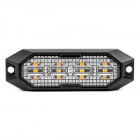 Vilkkuva neliömäinen strobo 4x3W LED R65 R10 12/24V Amio