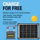 Akkulaturi Solar 10W 12V Ring