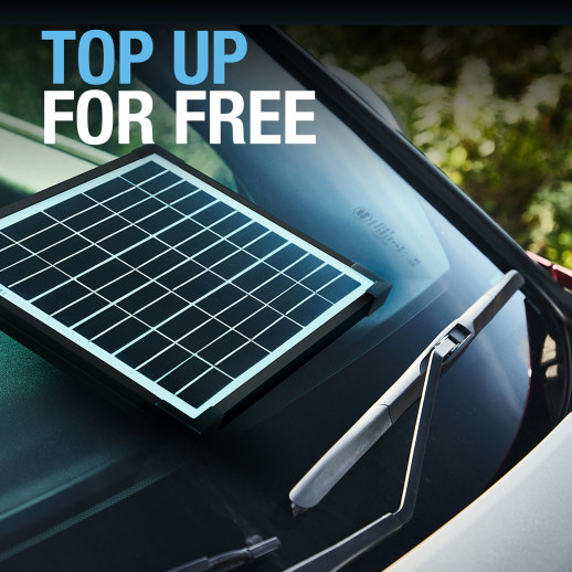 Akkulaturi Solar 10W 12V Ring