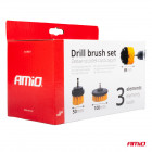 Puhastusharjad trelli otsa 3-tk Amio