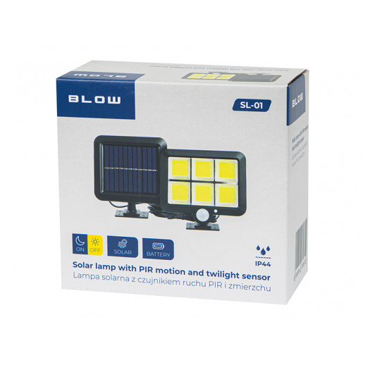Katuvalo PIR-liike- ja hämärätunnistimella SOLAR SL-01 Blow