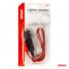 Tupakansytyttimen pistoke - krokotiilit 12V 24V 60cm amio