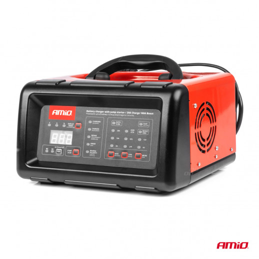 Akkulaturi-Start 20A 6V/12V/13.6V Amio
