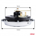 Horn kromi 125 mm 12V Amio