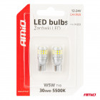 LED CANBUS T10 W5W 30SMD 2016 Valkoinen 12V/24V Amio