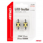 LED CANBUS 31mm festoon 2016 12SMD 12/24V Amio