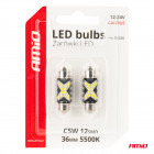 Светодиод CANBUS 36мм гирлянда 2016 12SMD 12/24V Amio