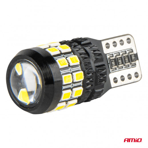 LED CANBUS T10 W5W 27SMD 2016 White 12V/24V Amio