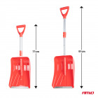 Sniega lāpstas teleskops 71-91cm Amio