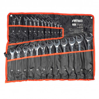 Combination wrench set 6-32 mm 25pcs Amio, 04195