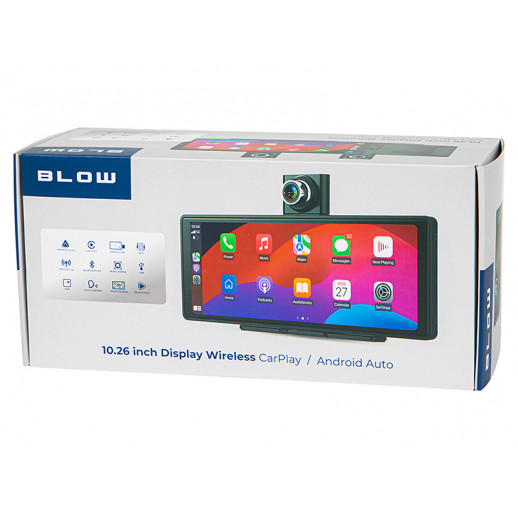 Multimeediajaam Wireless CarPlay5.0 videosalvesti ja tagurduskaameraga Blow