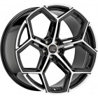 MSW 53 Gloss Black Full Polished 10,5x22 5x112 ET19 CB66,6 60° 910 kg W1947200156