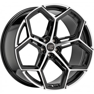 MSW 53 Gloss Black Full Polished 10,5x22 5x112 ET19 CB66,6 60° 910 kg W1947200156, 123608