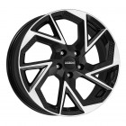Dezent AP dark Black/polished 7,5x18 5x108 ET44 CB65,1 Flat 725 kg TAPFHBP44E