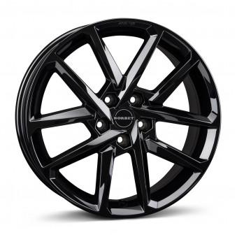 Borbet N black glossy 6,5x17 5x114.3 ET45 CB72,6 60° 720 kg 497757, 109940