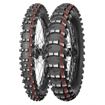 90/100-16 Mitas TERRA FORCE-MX SAND 51M TT CROSS SOFT Rear SAND 2 red NHS, 3399