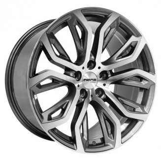 Nano BK510 Grey Polished 9,5x20 5x120 ET35 CB74,1 60° 850 kg BK510GP-520-095-35, 49715