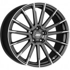 AEZ Atlanta Graphite matt/polished 7,5x17 5x112 ET40 CB70,1 60° 730 kg AAT78GP40