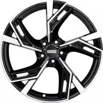 Fondmetal Atena Glossy Black Machined 8x18 5x112 ET40 CB57,1 R13 825 kg RF09335, 34695