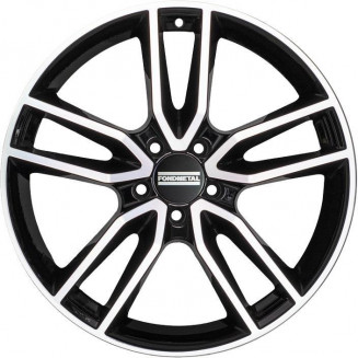Fondmetal Koros Glossy Black Machined 9x19 5x112 ET44 CB66,6 FMI06-9019445112-NA2, 27875